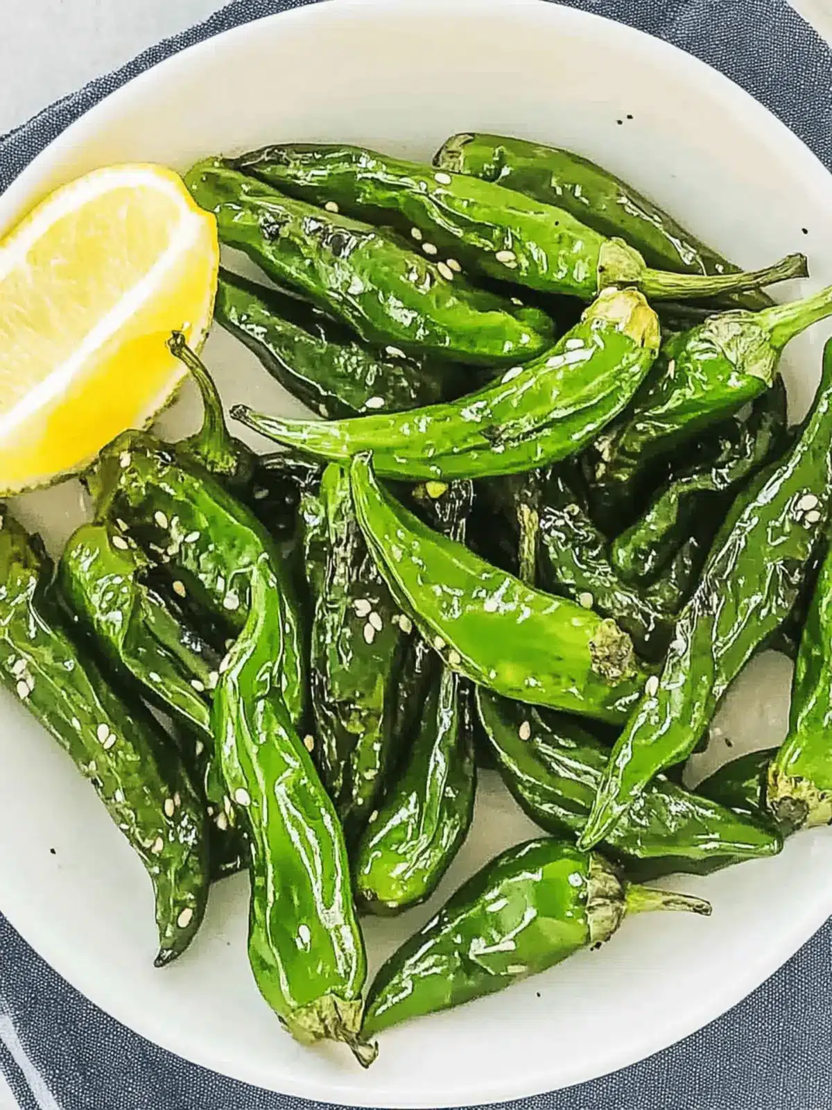 Nobu Shishito Peppers: Quick, Flavorful Vegan Appetizer 2 Nobu Shishito Peppers: Quick, Flavorful Vegan Appetizer