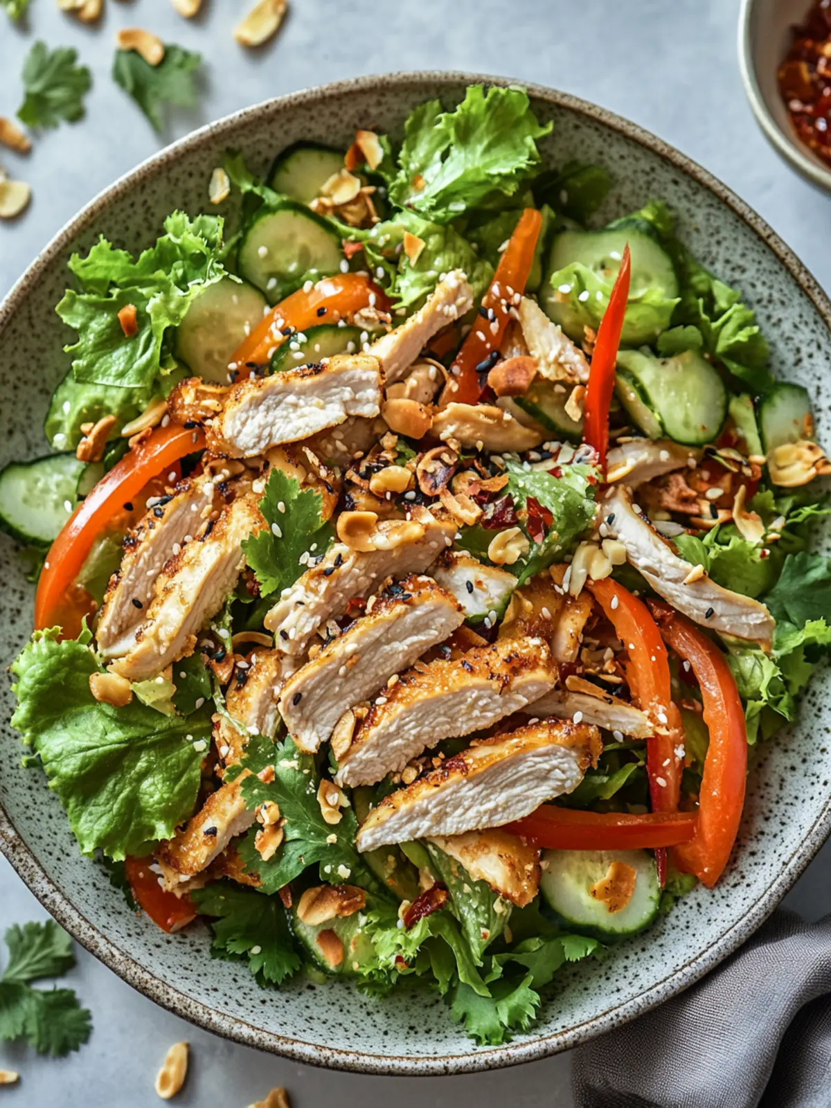 Zesty Asian Chicken Crunchy Salad for a Fresh Flavor Boost 3 Asian Chicken Crunchy Salad