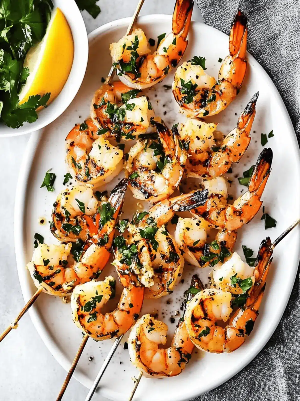 Garlic Grilled Shrimp Skewers for a Flavorful Summer Feast 4 Garlic Grilled Shrimp Skewers for a Flavorful Summer Feast