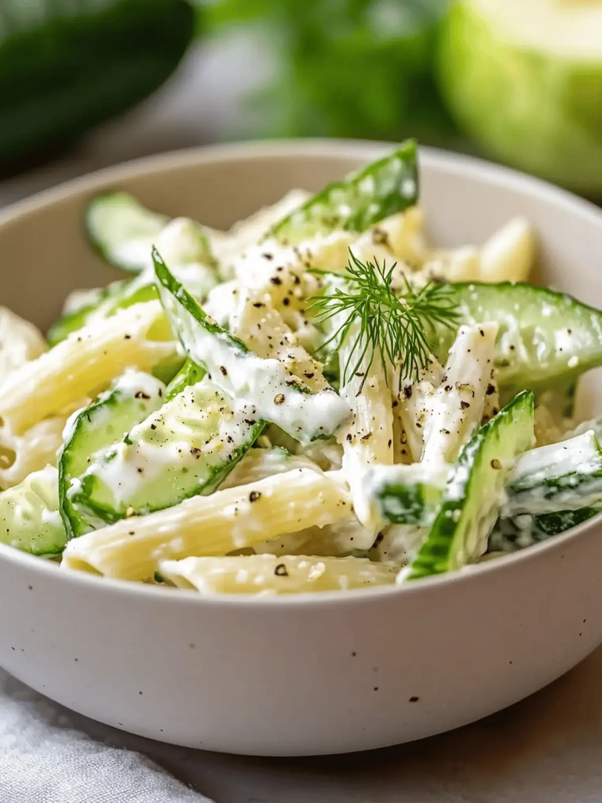 Deliciously Easy Healthy Cucumber Pasta Salad for Summer Fun 3 Healthy Cucumber Pasta Salad
