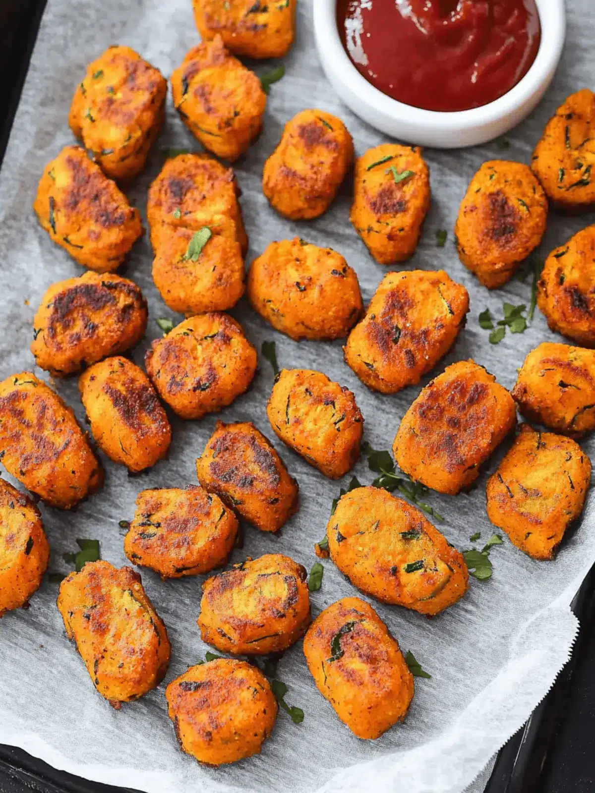 Crispy Baked Sweet Potato Zucchini Tots Your Kids Will Love 4 Baked Sweet Potato Zucchini Tots