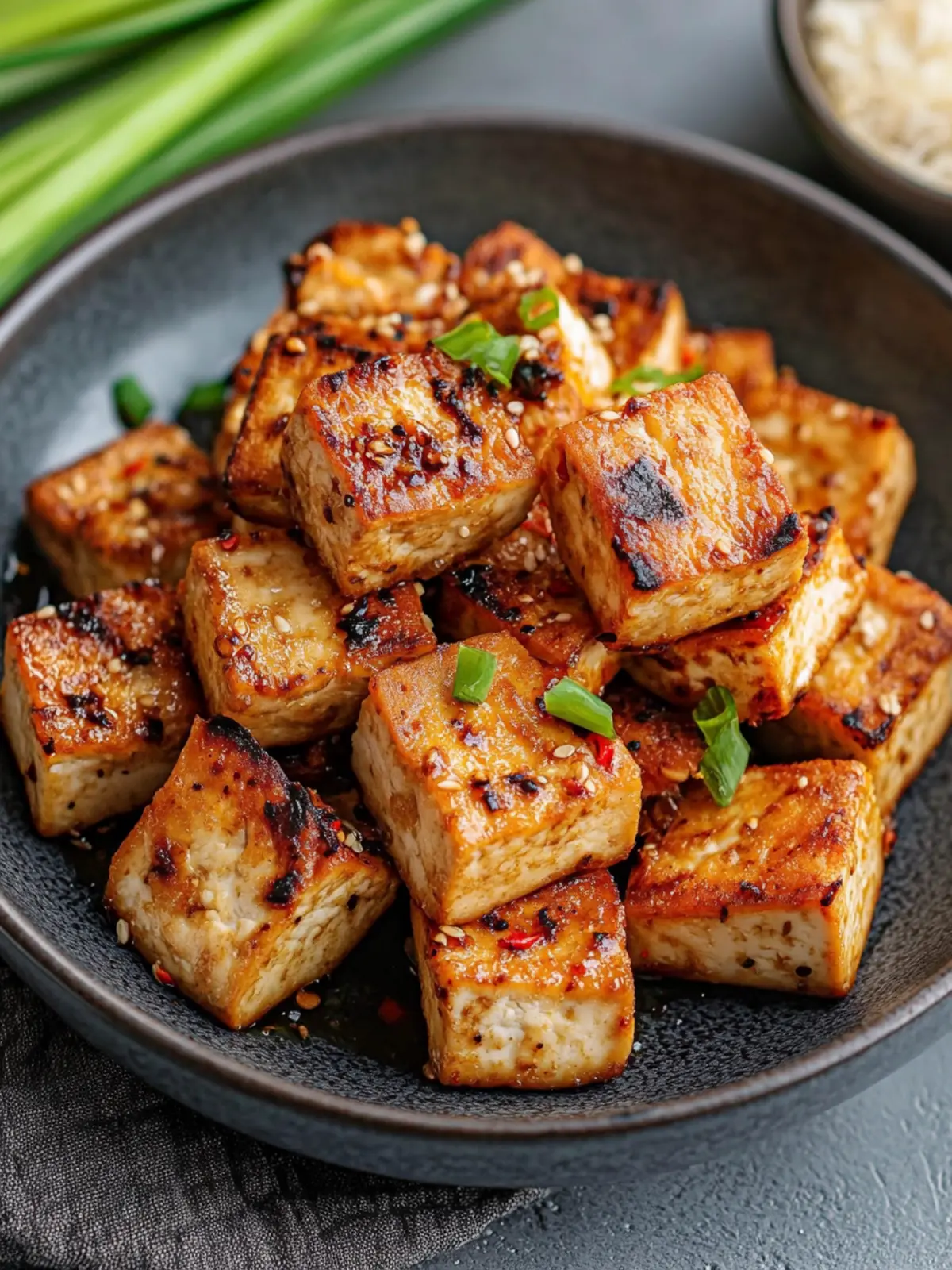 Crispy Air Fryer Lemongrass Tofu for Quick Vegan Meals 4 Air Fryer Lemongrass Tofu