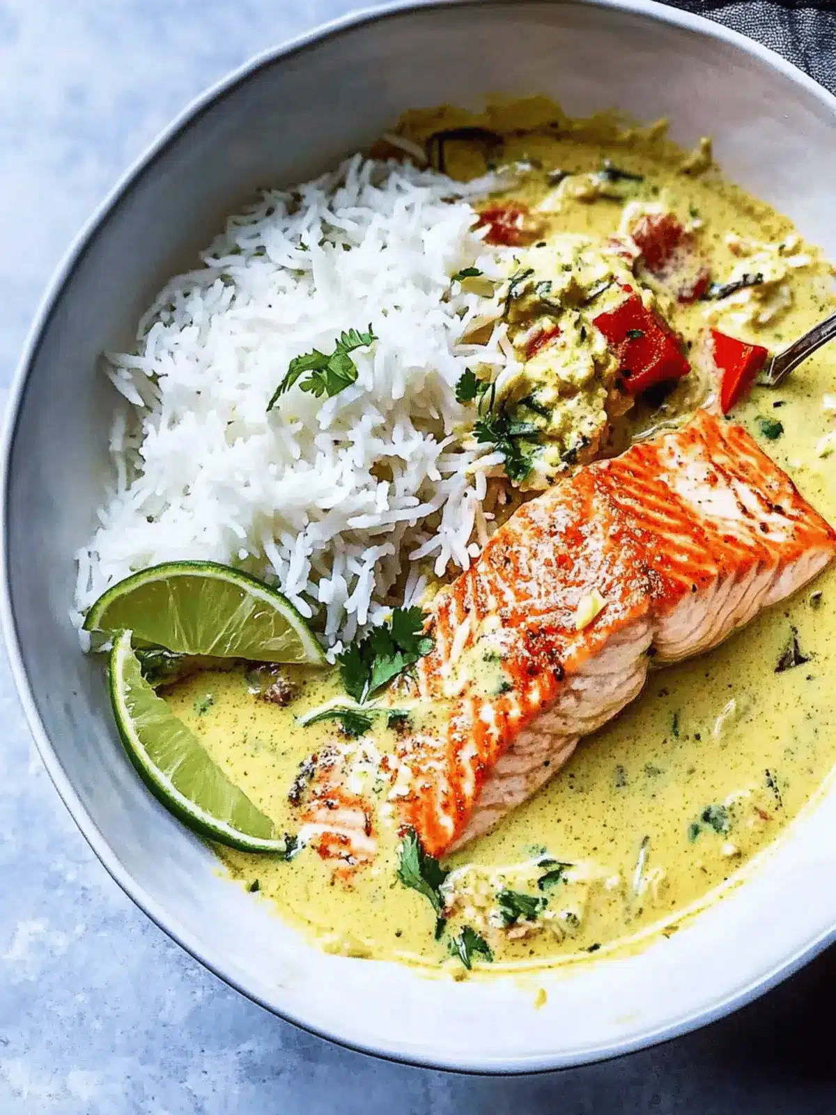 Zesty Salmon in Coconut Lime Indian Curry for Flavor Lovers 4 Salmon in Coconut Lime Indian Curry