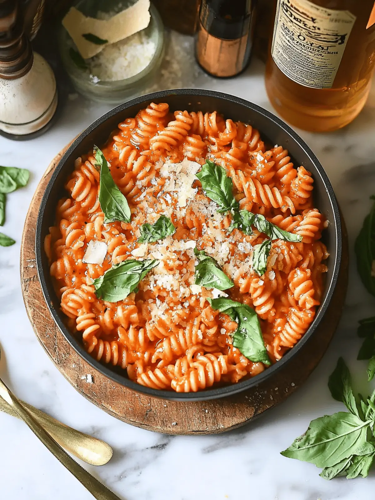 Radiatore Pasta with Creamy Vodka Sauce Bliss 2 Vodka Sauce
