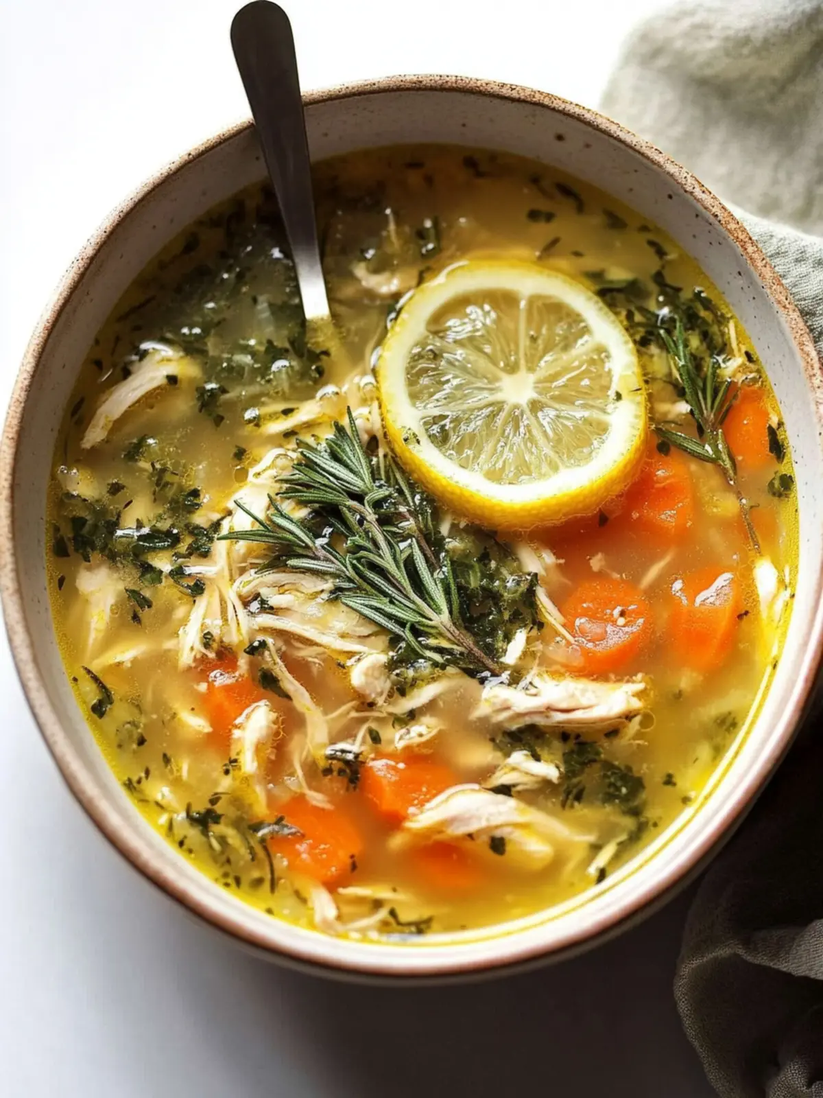 Revitalize Dinner with Zesty Lemon Rosemary Chicken Soup 4 Lemon Rosemary Chicken Soup