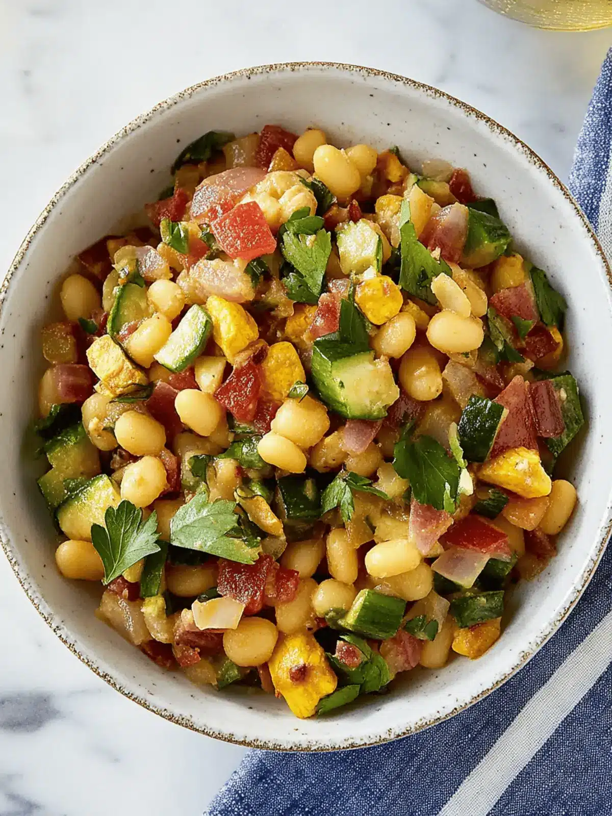 Savory Succotash: Fresh Summer Veggies with Crispy Bacon 2 Succotash