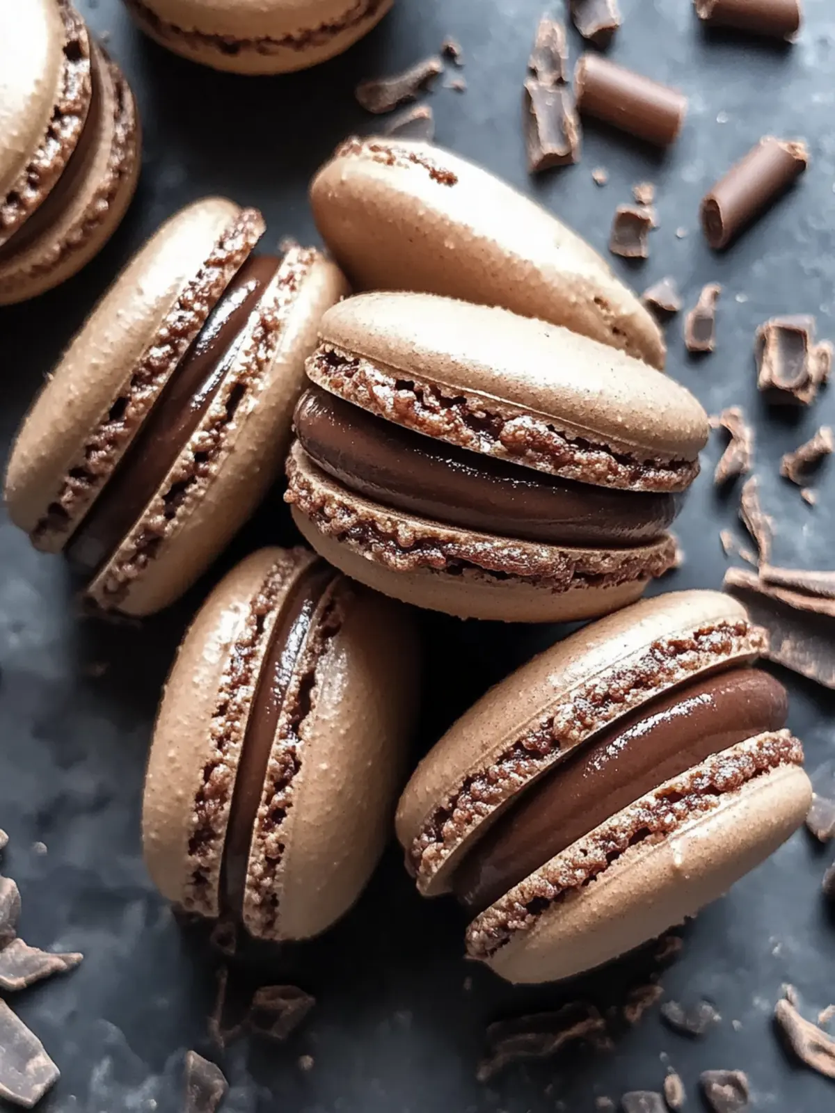 Delicious French Chocolate Macarons for Home Baking Bliss 4 French Chocolate Macarons
