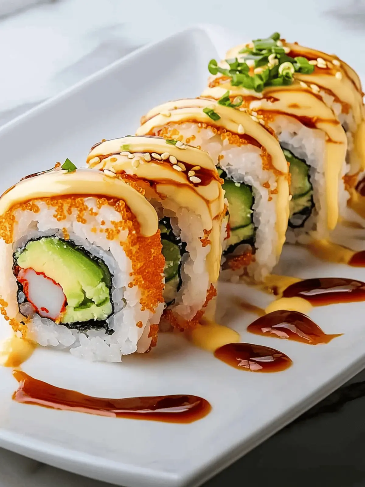 Ultimate California Crunch Roll Sushi for Home Chefs! 4 California Crunch Roll Sushi
