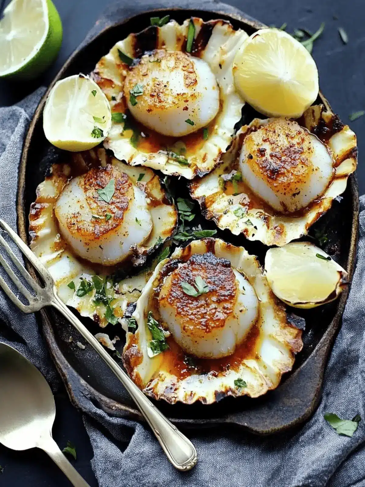 Delicious Baked Sea Scallops with Garlic Chili Magic 2 Baked Sea Scallops