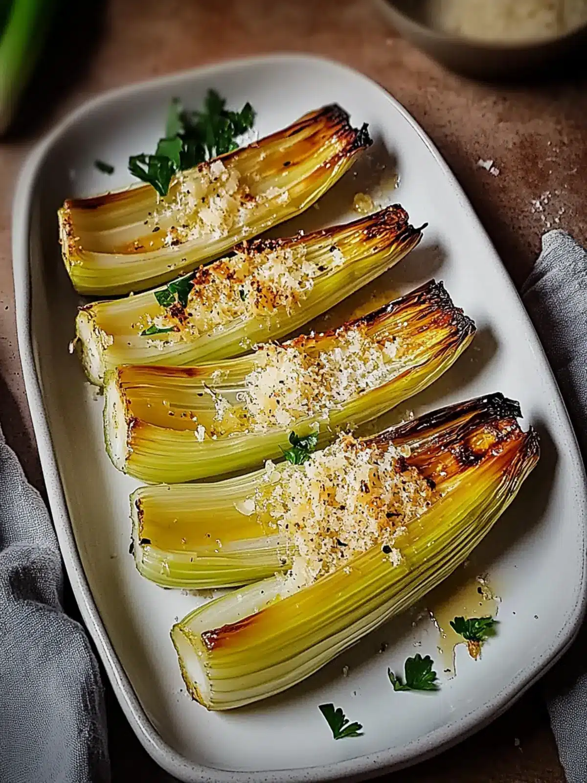 Parmesan Roasted Leeks: A Crispy Delight for Any Meal 2 Parmesan Roasted Leeks