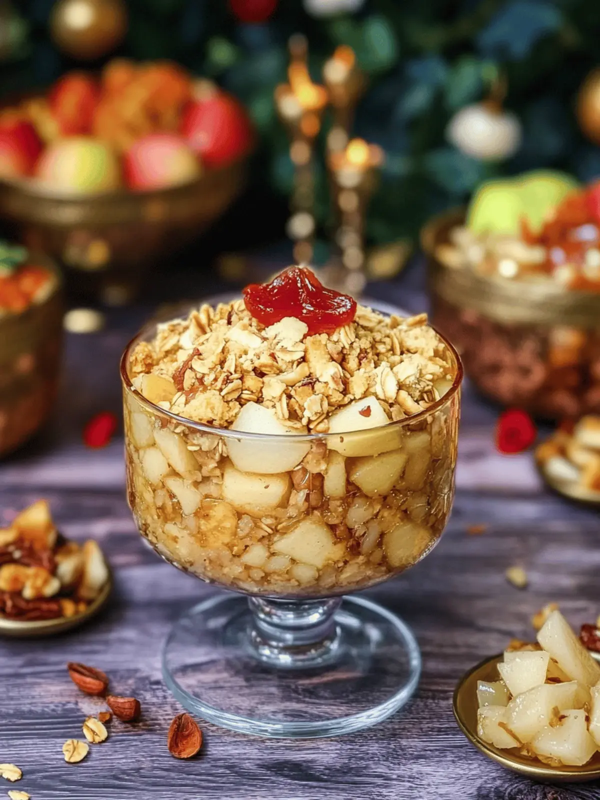 Apple Crisp Baked Gur Sandesh: Fall's Cozy Fusion Delight 4 Apple Crisp Baked Gur Sandesh