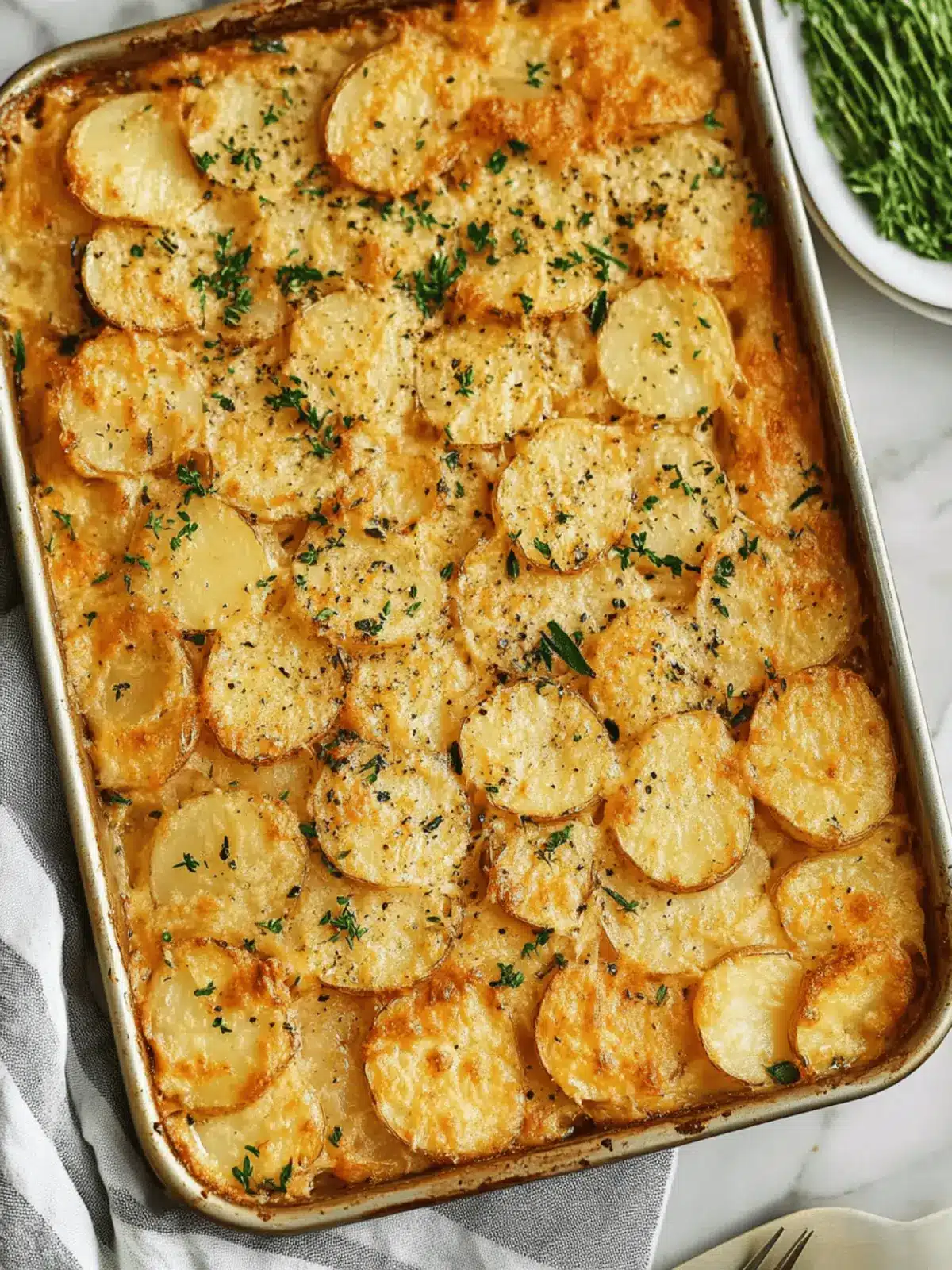 Irresistible Sheet Pan Scalloped Potatoes for Effortless Dinner 2 Sheet Pan Scalloped Potatoes