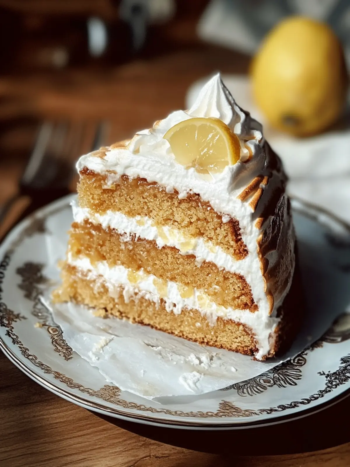 Lemon Meringue Honey Cake to Sweeten Your Day 4 Lemon Meringue Honey Cake