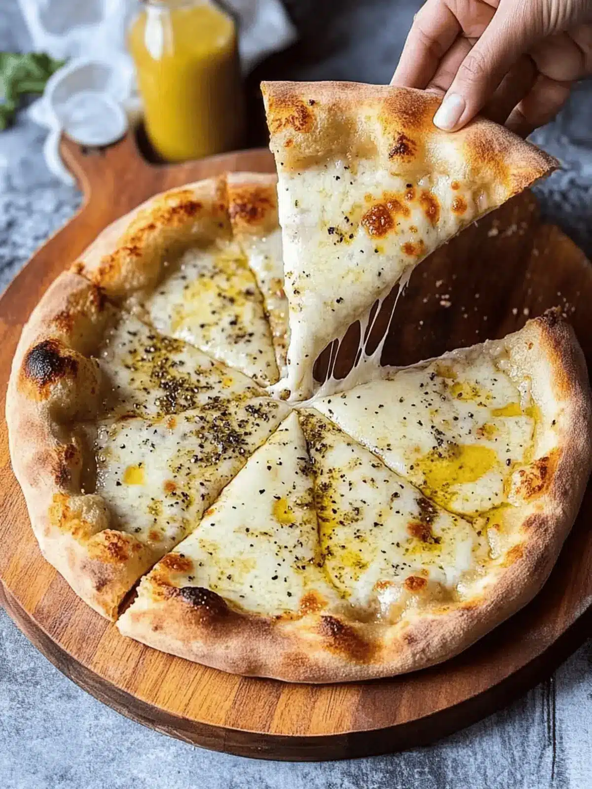 Cacio e Pepe Pizza: Easy No-Knead Recipe You'll Love 3 Cacio e Pepe Pizza