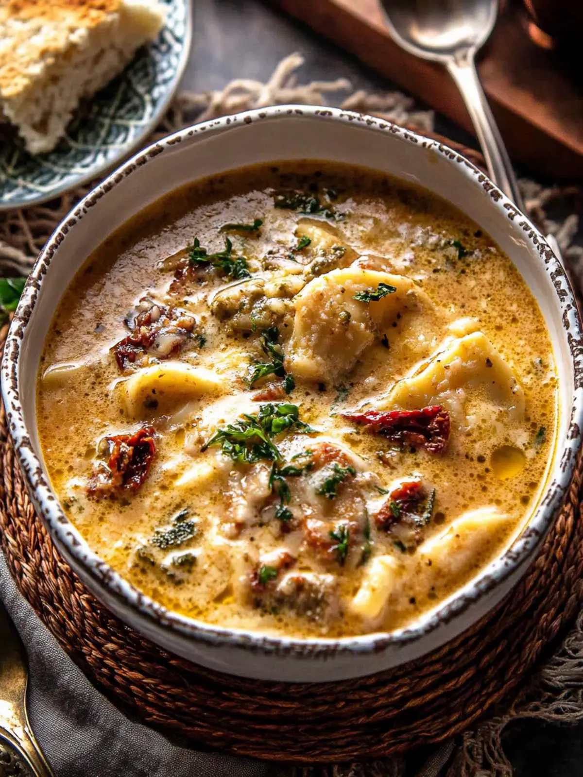 Hearty Crockpot Creamy Sun-Dried Tomato Lasagna Soup Magic 3 Crockpot Creamy Sun-Dried Tomato Lasagna Soup
