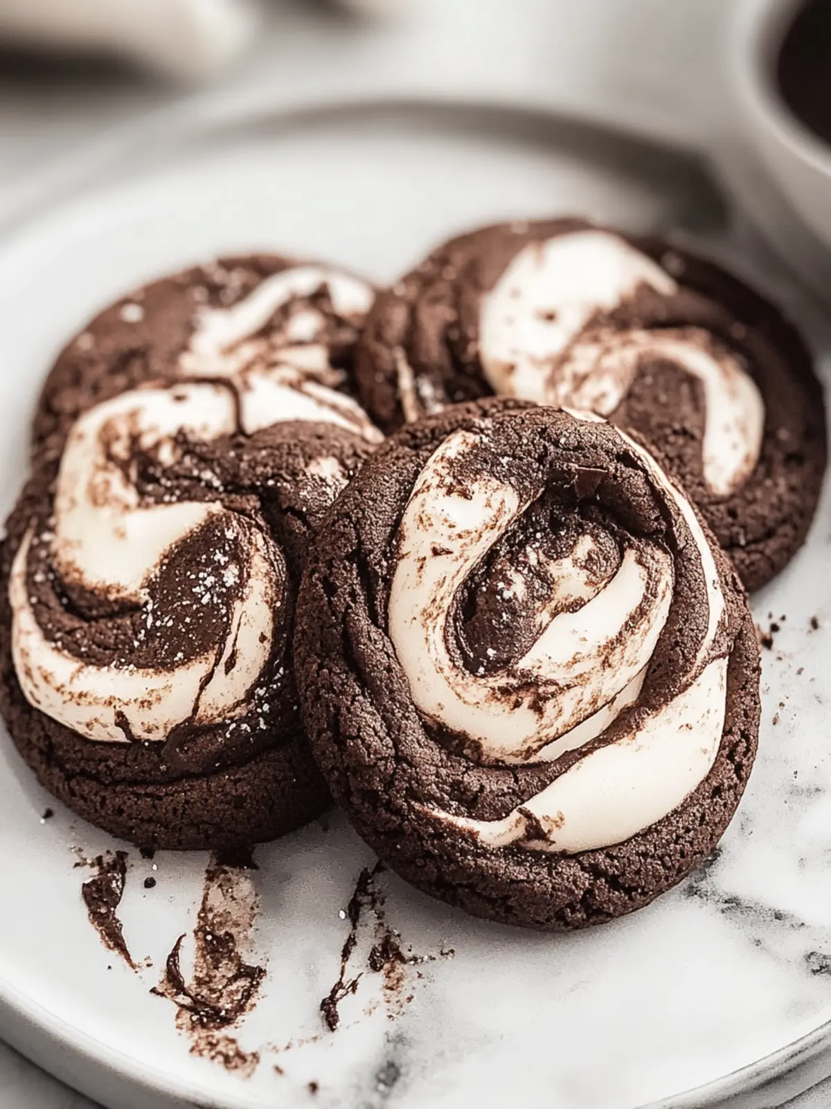 Chocolate Marshmallow Swirl Cookies That Melt in Your Mouth 4 Chocolate Marshmallow Swirl Cookies
