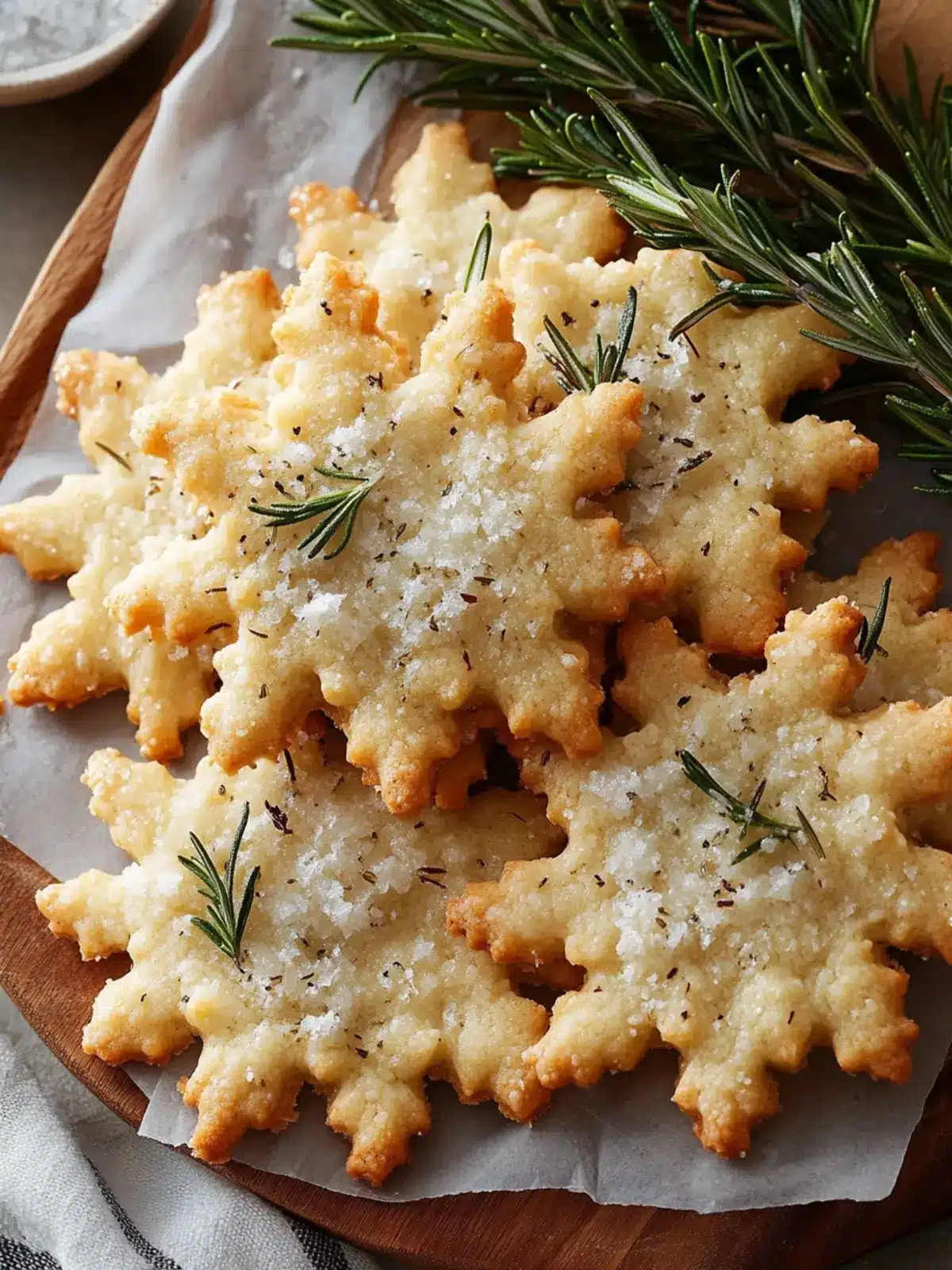 Savory Rosemary-Parmesan Snowflake Cookies for a Festive Treat 4 Savory Rosemary-Parmesan Snowflake Cookies