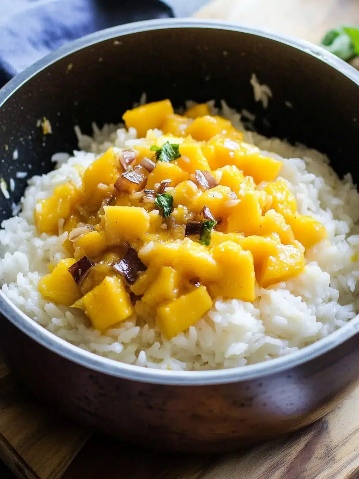 Creamy Coconut Mango Rice That Will Brighten Your Day 3 Creamy Coconut Mango Rice