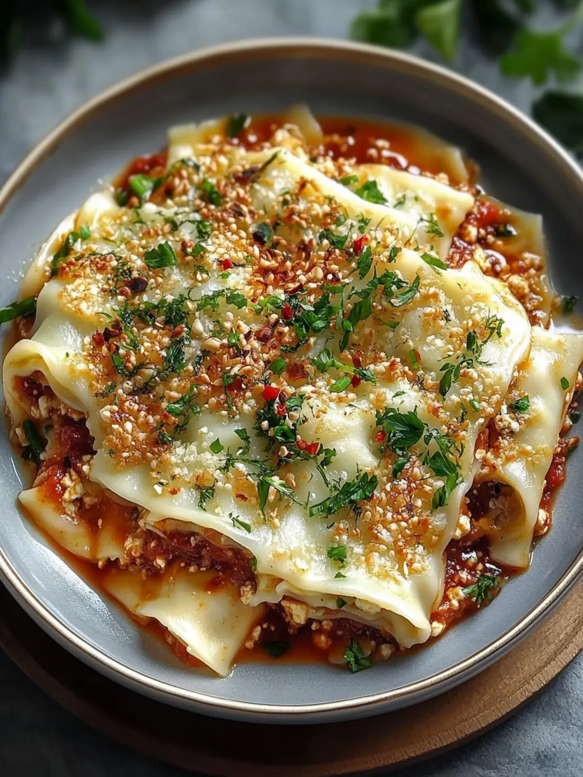 Viral Dumpling Lasagna: A Fun Twist on Comfort Food 2 Viral Dumpling Lasagna