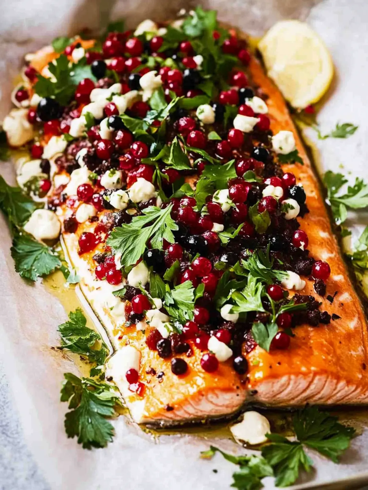 Irresistible Christmas Baked Salmon with Honey Butter Glaze 2 Christmas Baked Salmon
