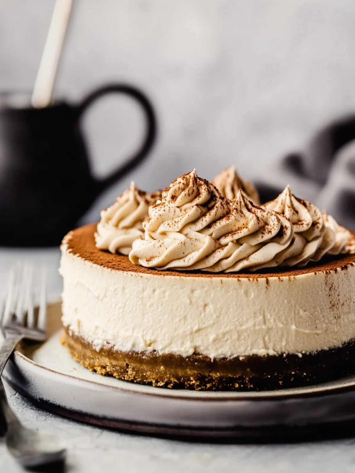 Irresistible Coffee Cheesecake with Oreo Crust Delight 2 Coffee Cheesecake