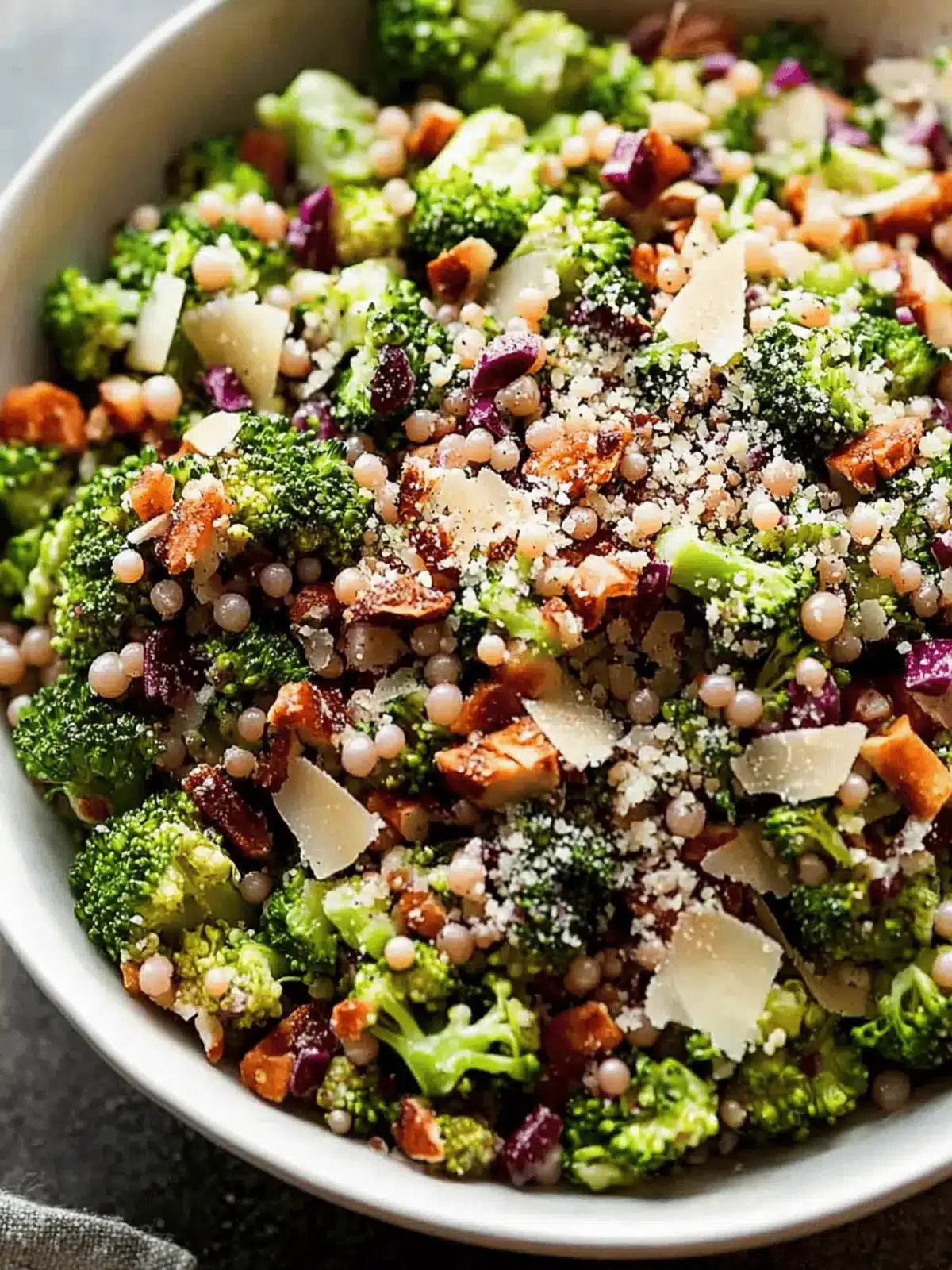 Broccoli Pearl Crunch Salad That Transforms Your Taste Buds 2 Broccoli Pearl Crunch Salad