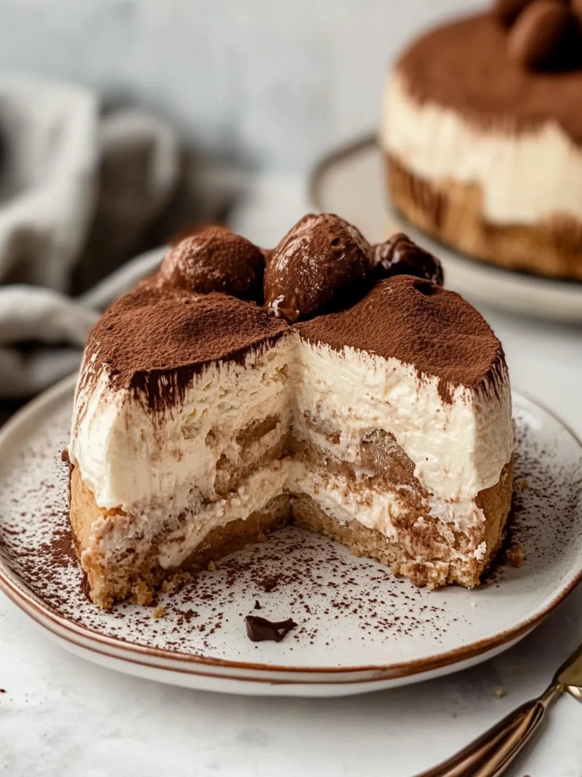 Indulge in Creamy & Rich Tiramisu Cheesecake Bliss 2 Creamy & Rich Tiramisu Cheesecake