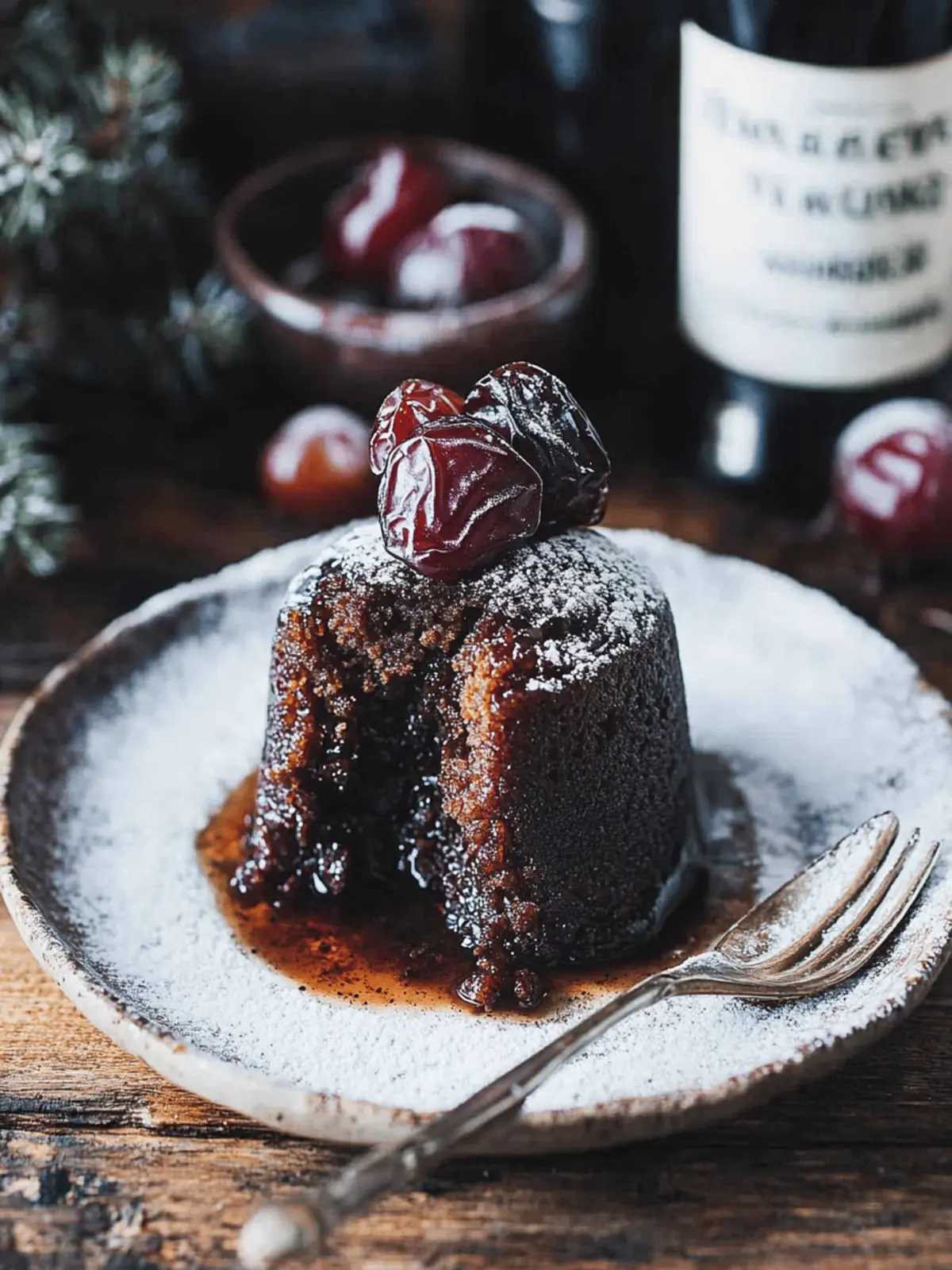 Boozy Sticky Date Pudding with Lush Pinot Noir Sauce 3 Boozy Sticky Date Pudding with Lush Pinot Noir Sauce