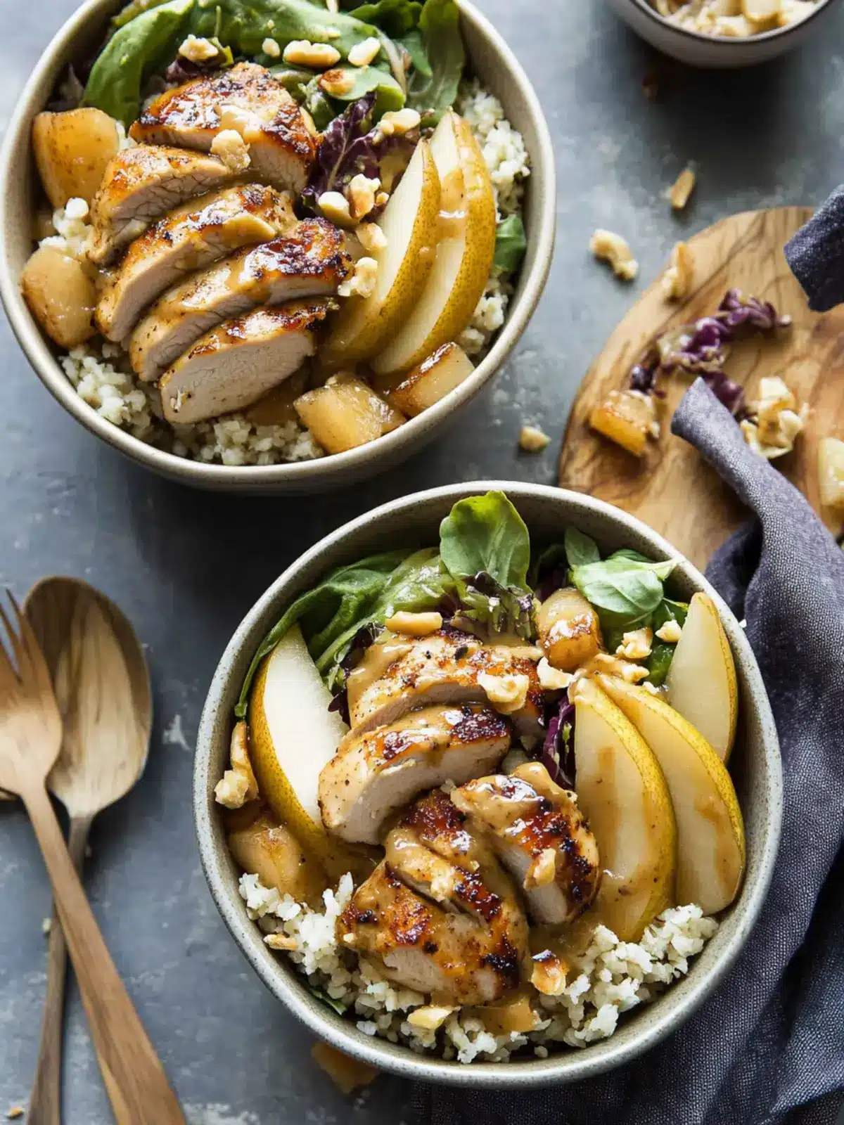 Delicious Maple Dijon Chicken & Pear Bowls for Cozy Nights 4 Maple Dijon Chicken & Pear Bowls