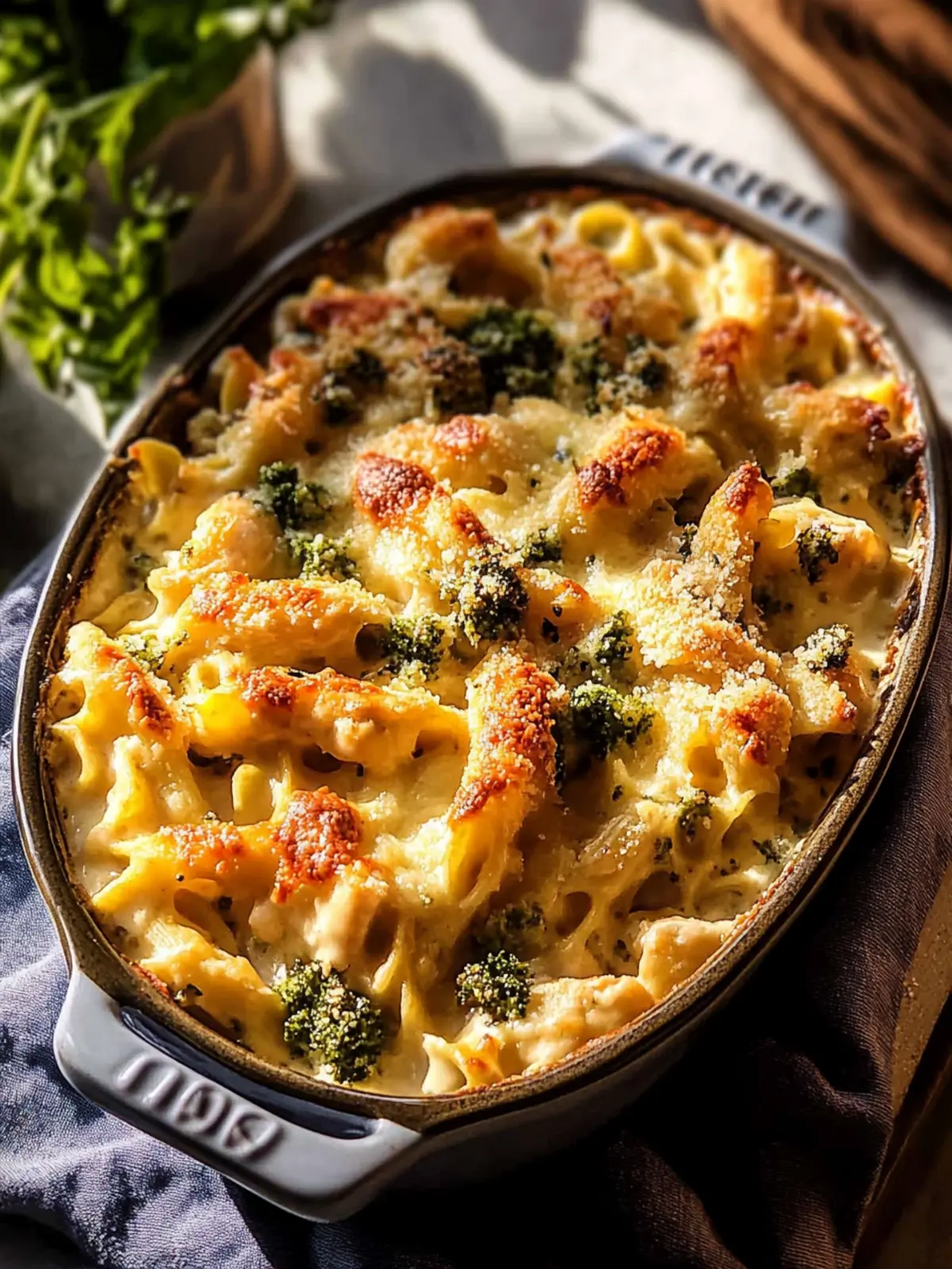 Dump + Bake Chicken Alfredo Noodle Casserole Made Easy 3 Dump + Bake Chicken Alfredo Noodle Casserole