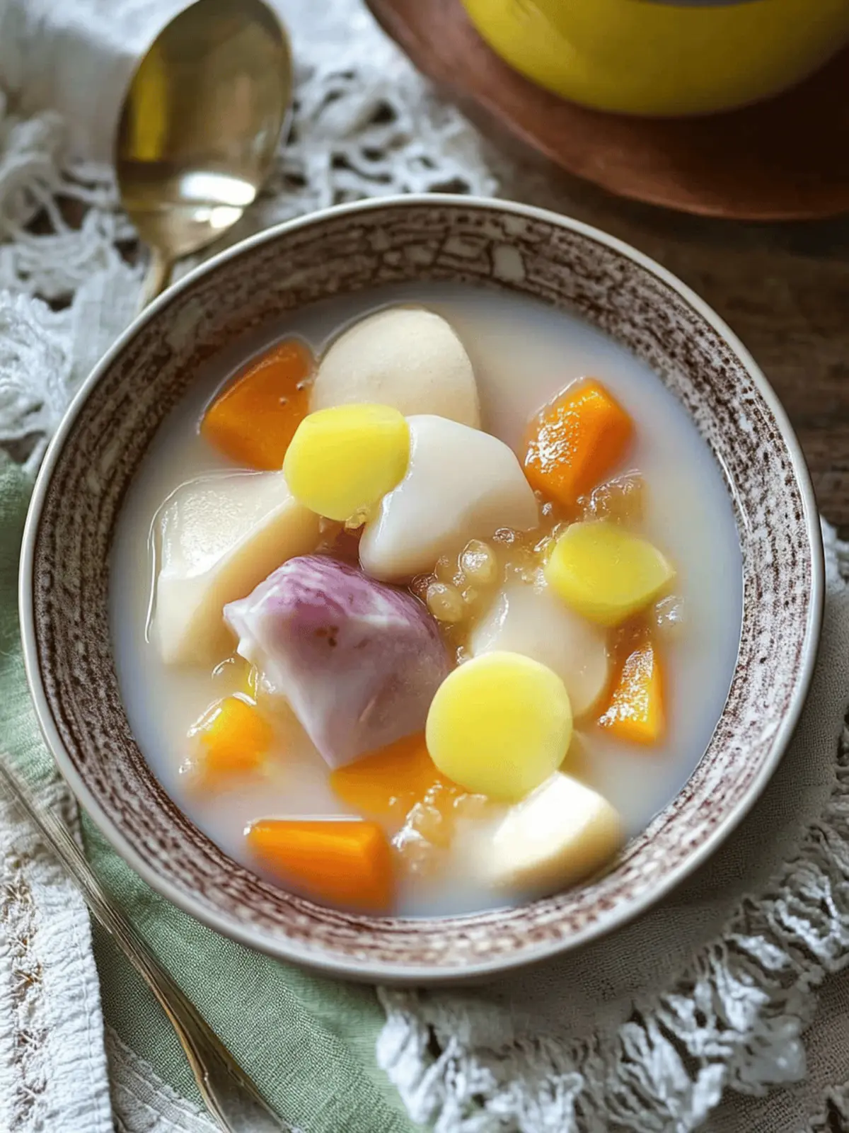 Delicious Ginataang Bilo Bilo - Your New Favorite Filipino Dessert 3 Ginataang Bilo Bilo - Filipino Dessert Pudding