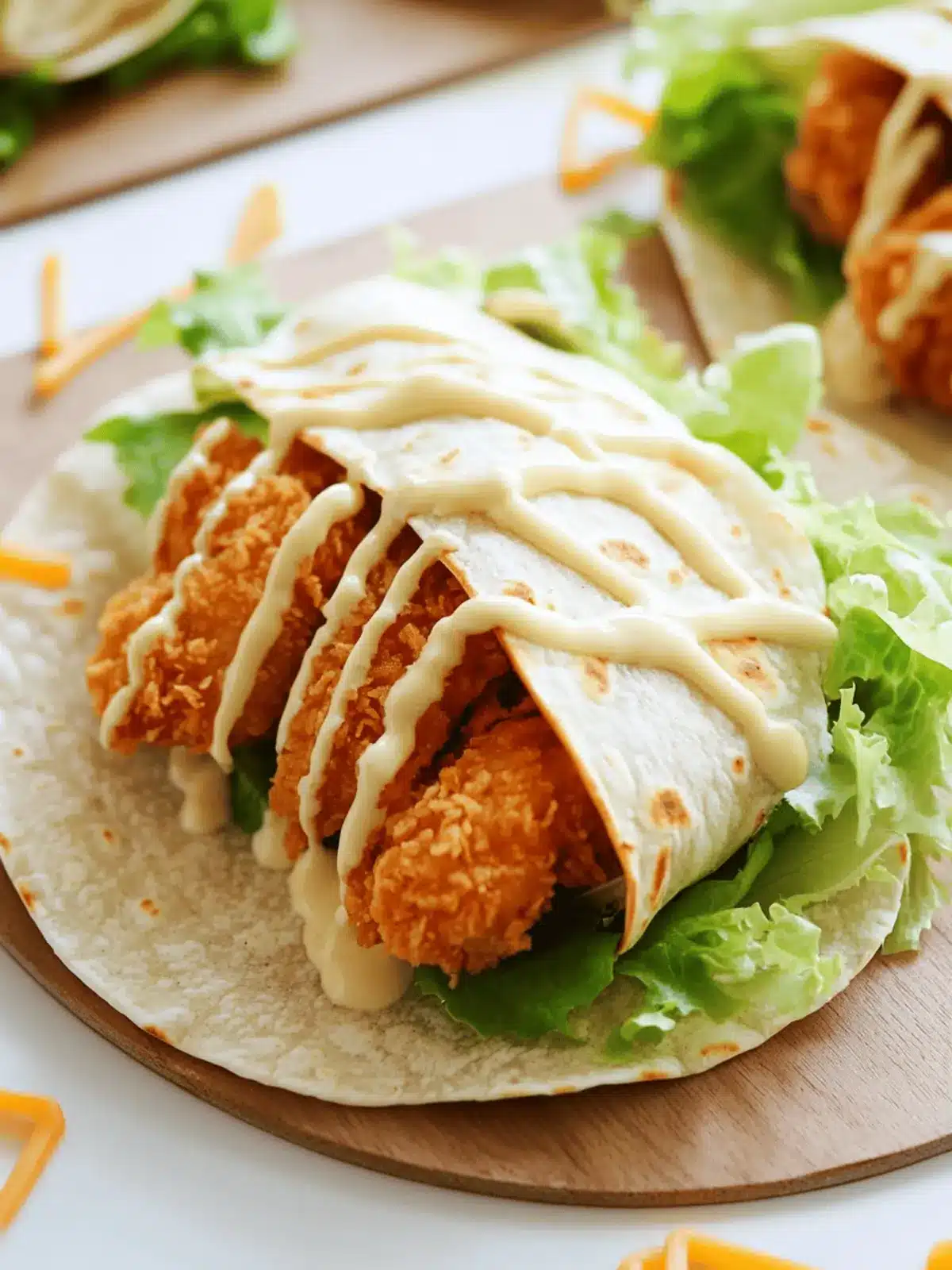 Crispy Homemade McDonald s Chicken Snack Wrap You ll Love 2 McDonald s Chicken Snack Wrap