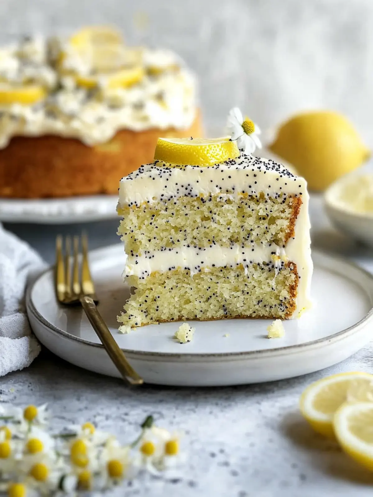 Delicious Lemon Poppyseed Cake for Brightening Your Day 4 Lemon Poppyseed Cake
