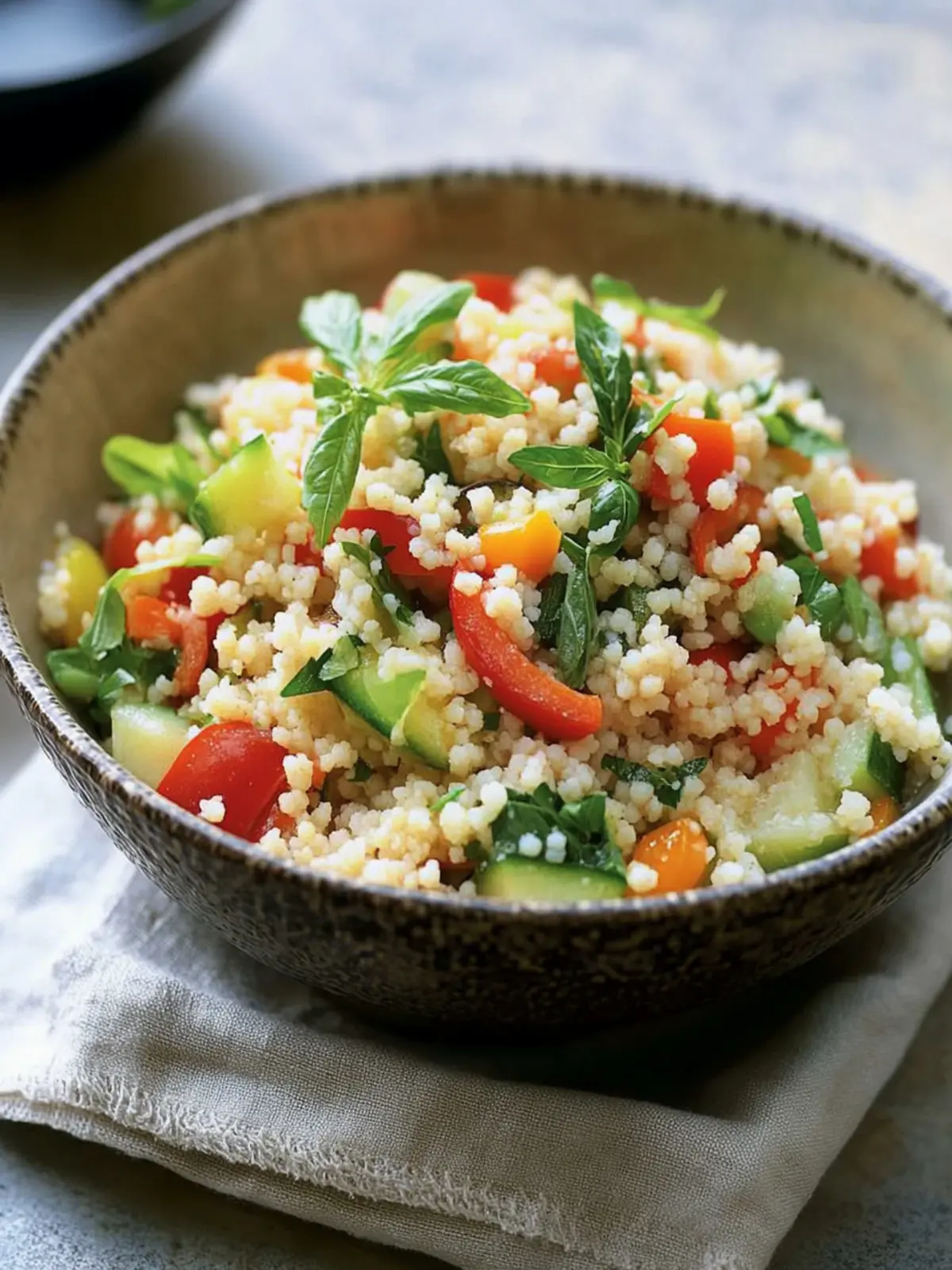 Couscous Vegetable Salad: A Fresh Twist on Your Dinner Table 4 Couscous Vegetable Salad