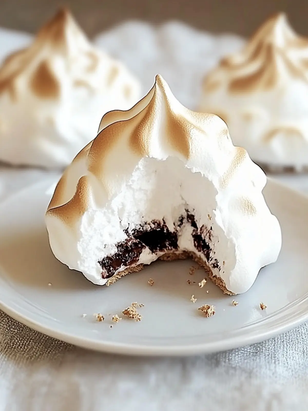 Decadent Nutella Meringue: Light, Chewy, and Irresistible! 4 Decadent Nutella Meringue