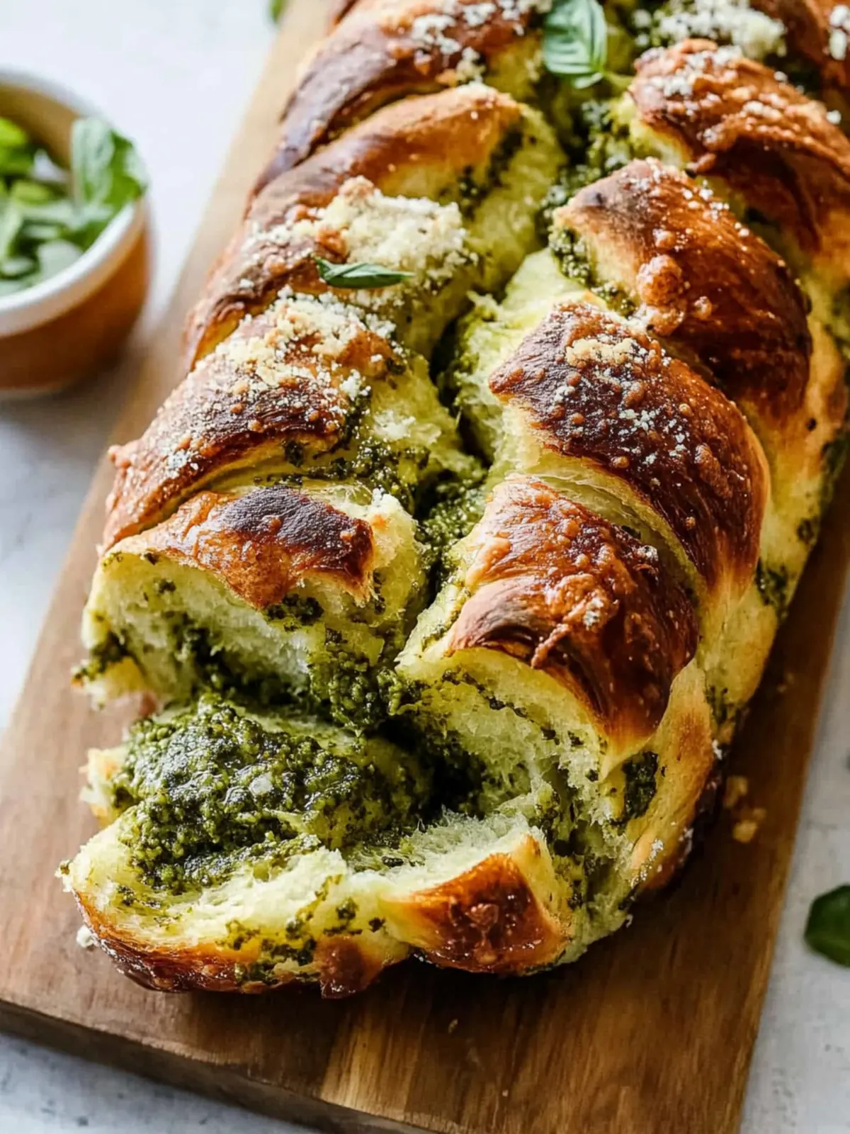 Delicious Pesto Pull-Apart Bread for Your Next Cozy Meal 3 Pesto Pull-Apart Bread