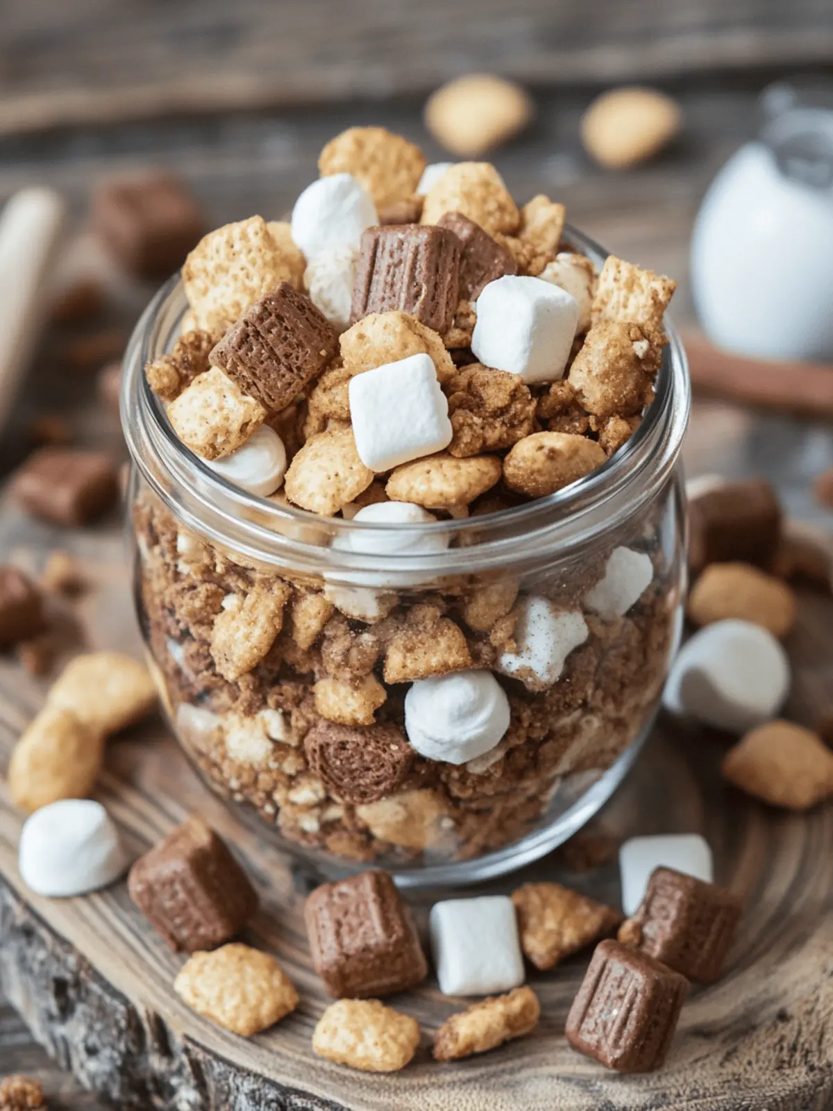 S'mores Snack Mix: Quick, No-Bake Treat for Sweet Cravings 3 S'mores Snack Mix: Quick, No-Bake Treat for Sweet Cravings