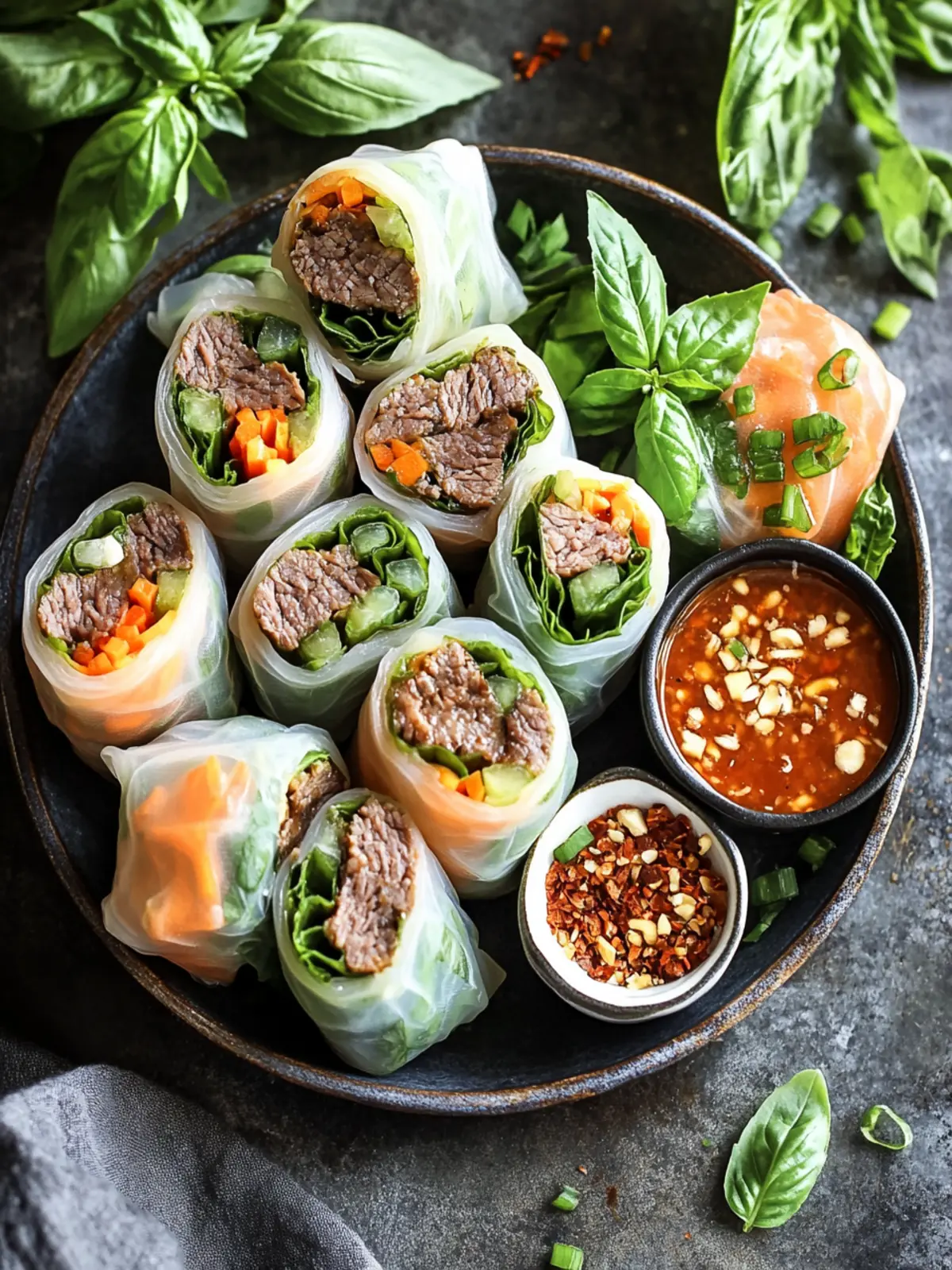 Savory Thai Basil Beef Rolls: Quick, Customizable Bliss 2 Thai Basil Beef Rolls
