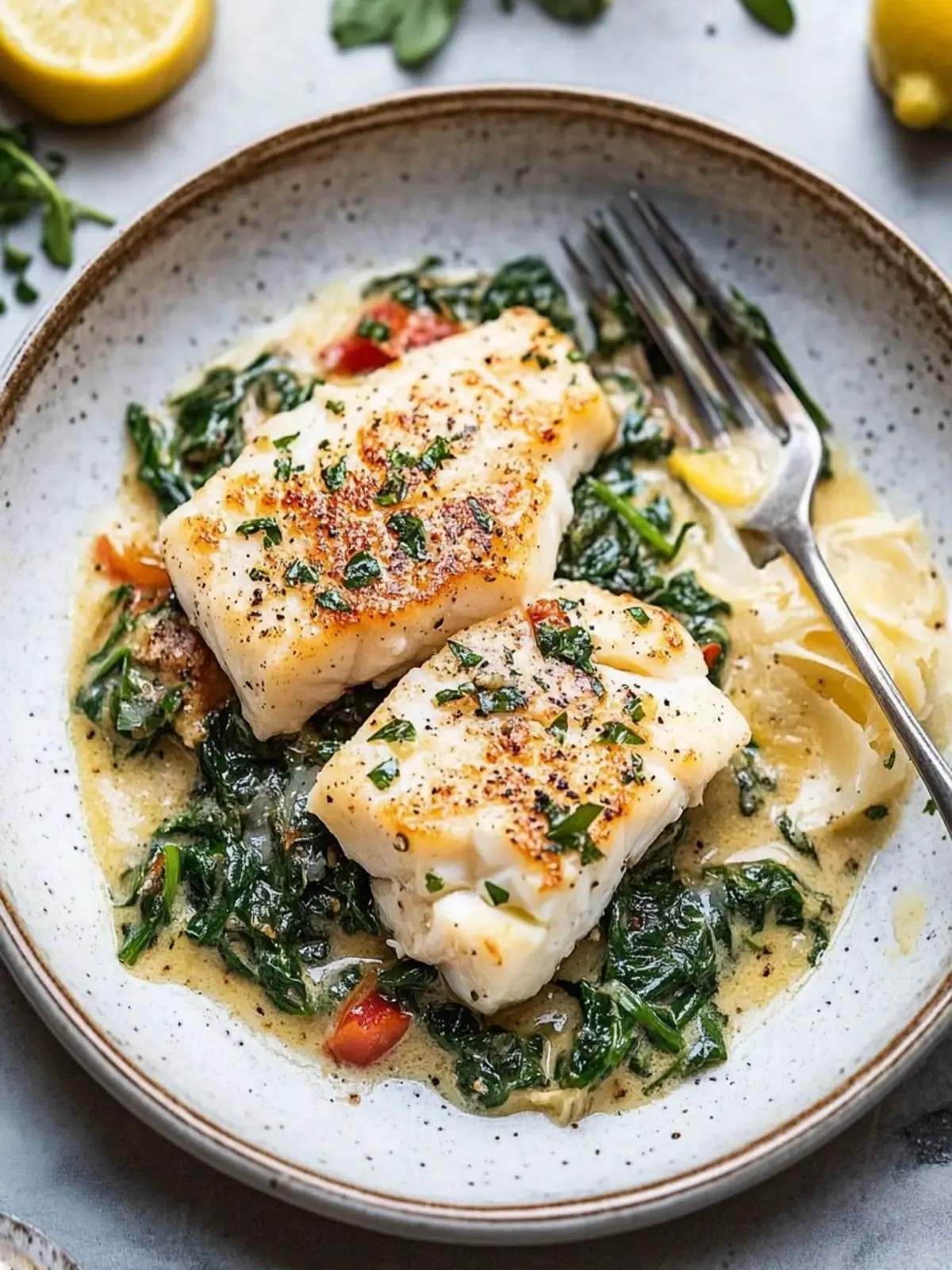 Delicious Fish Florentine for Quick Healthy Dinners 4 Fish Florentine
