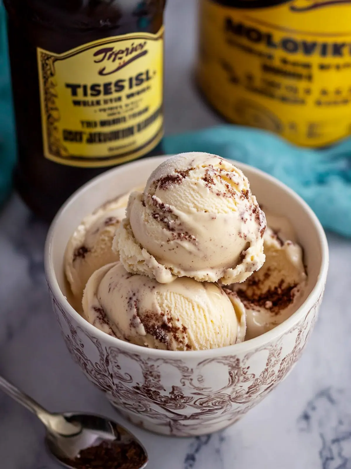 Tiramisu Ice Cream with Mocha Ripple: Homemade Delight Awaits 2 Tiramisu Ice Cream with Mocha Ripple
