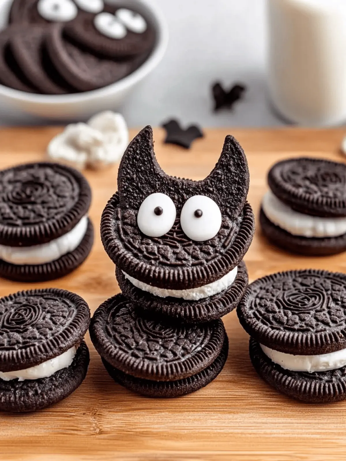 Bat Oreos: Fun No-Bake Halloween Treats for Everyone! 2 Bat Oreos