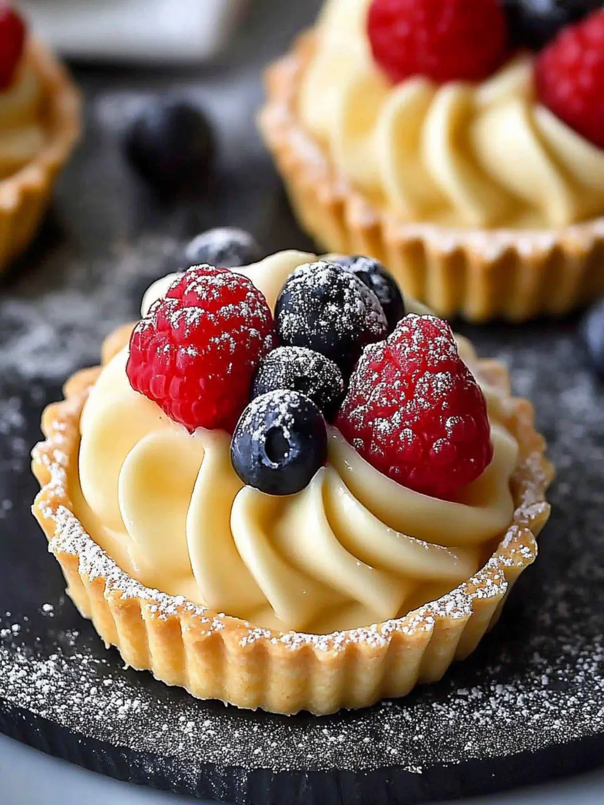 Delight Your Guests with Elegant White Chocolate Mousse Tartlets 2 Elegant White Chocolate Mousse Tartlets