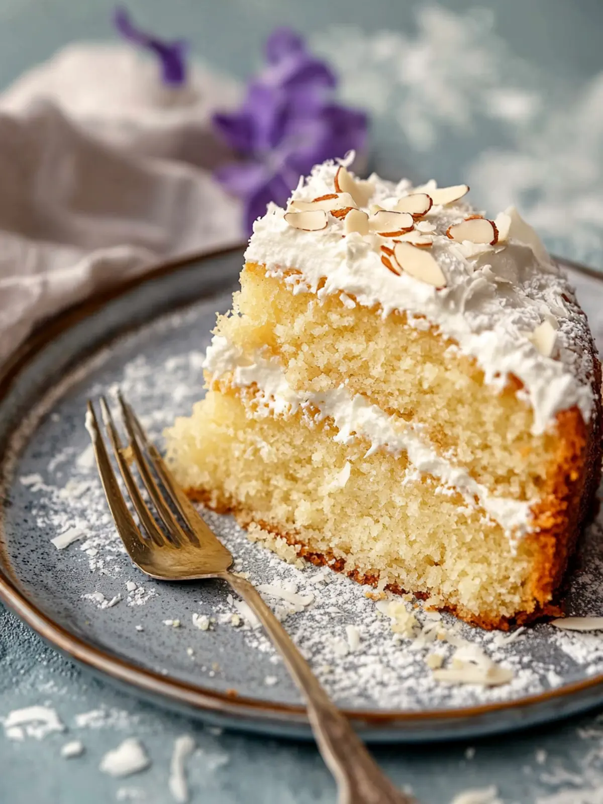Delicious Coconut Almond Cake That Will Wow Your Guests 2 Coconut Almond Cake