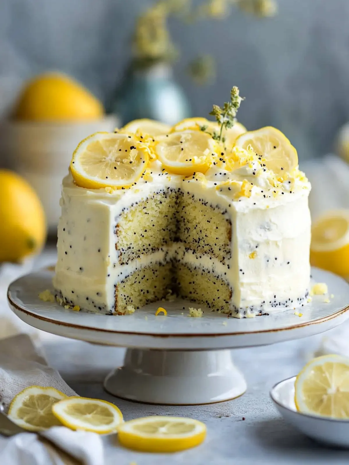 Delicious Lemon Poppyseed Cake for Brightening Your Day 2 Lemon Poppyseed Cake