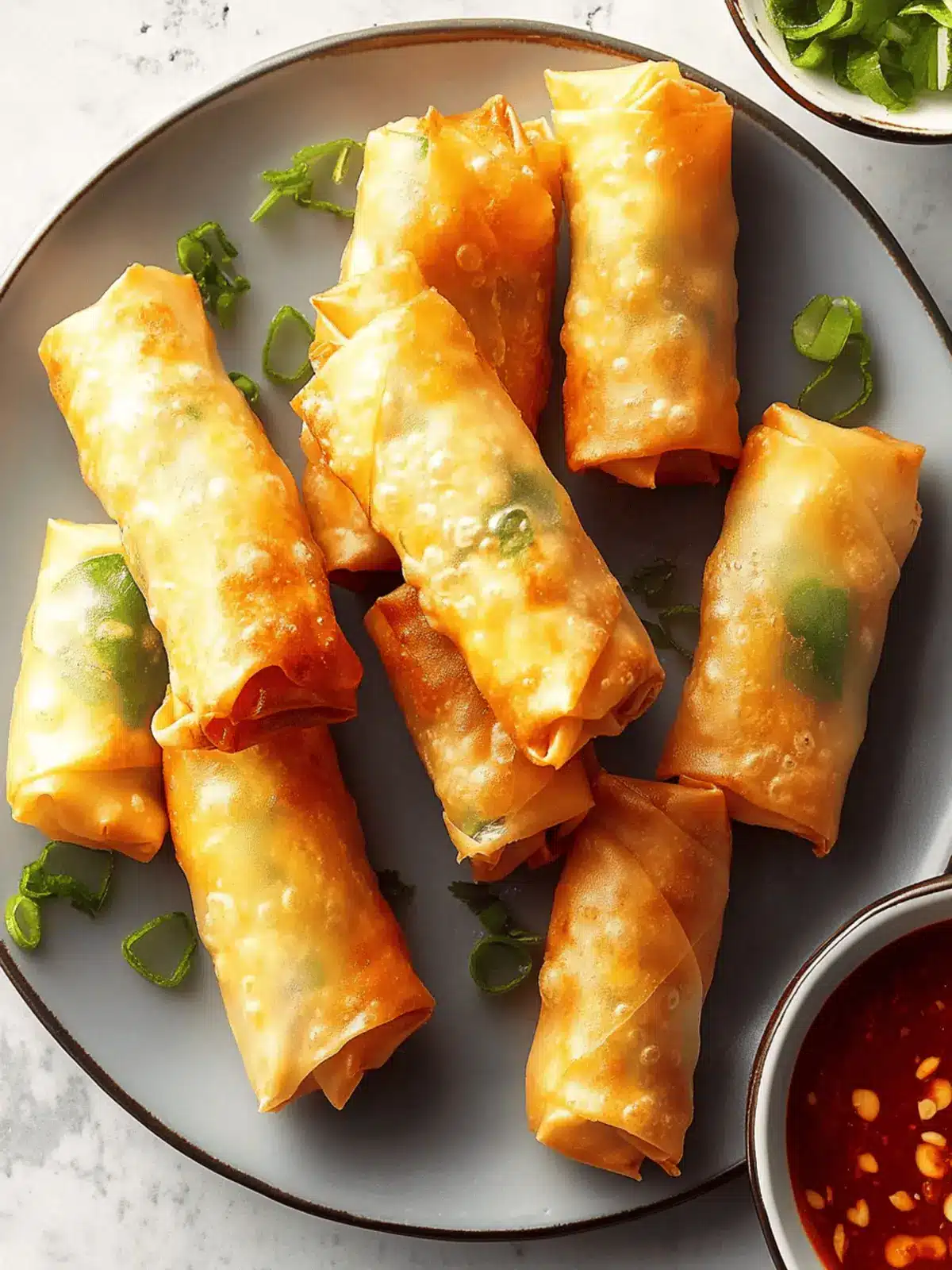 Crispy Sriracha Spring Rolls Packed with Flavor and Fun 3 Crispy Sriracha Spring Rolls