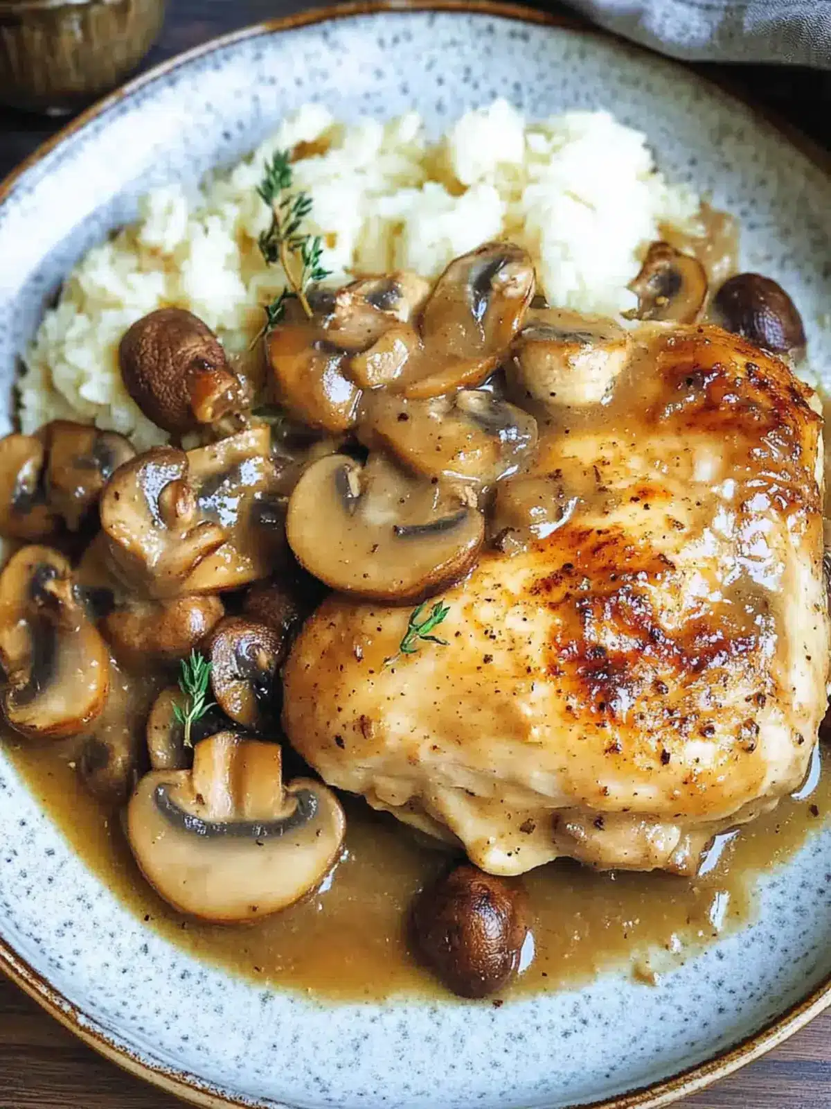Savor Chicken and Mushrooms in a Creamy Dream Sauce 4 Chicken and Mushrooms