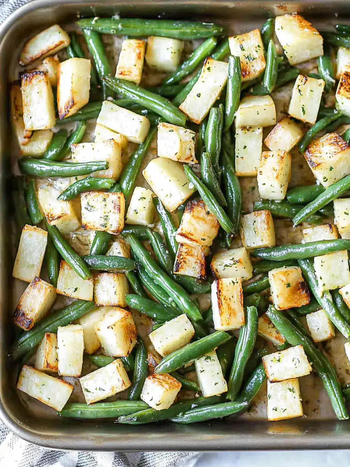 Roasted Jicama With Green Beans for a Flavor-Packed Feast 4 Roasted Jicama With Green Beans