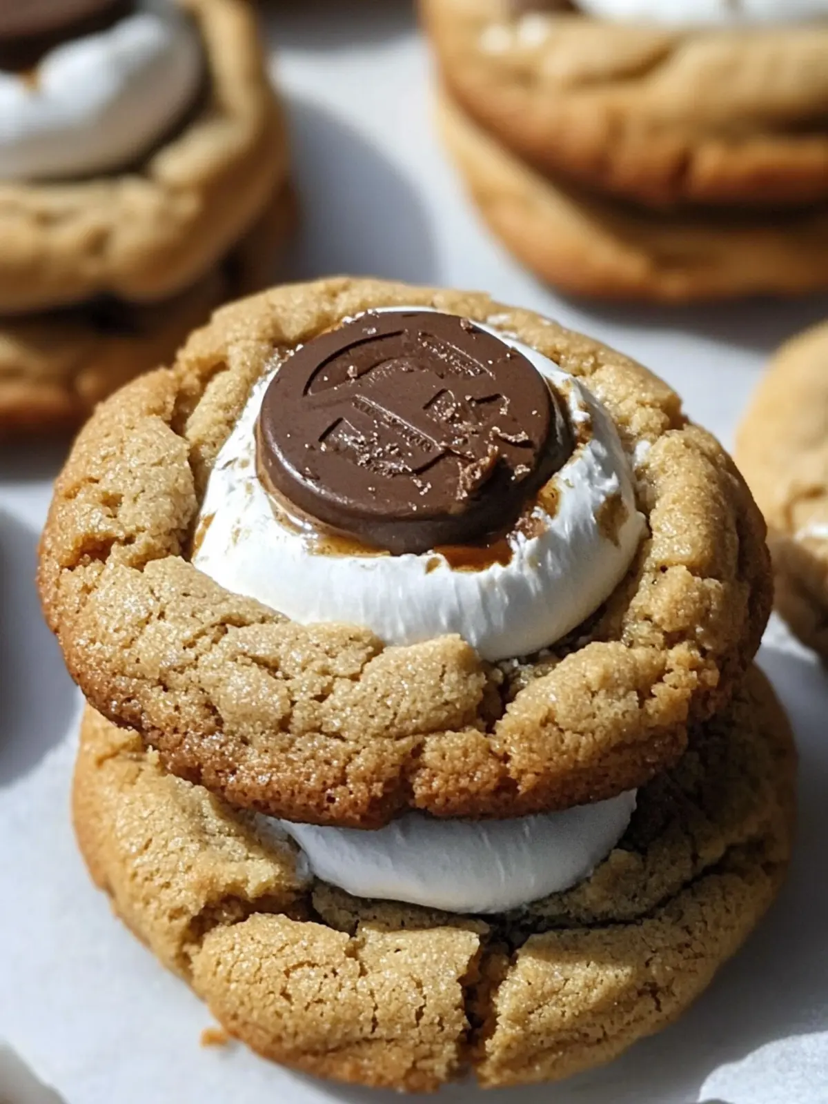 Irresistible Peanut Butter S mores Cookies You ll Love 4 Peanut Butter S mores Cookies