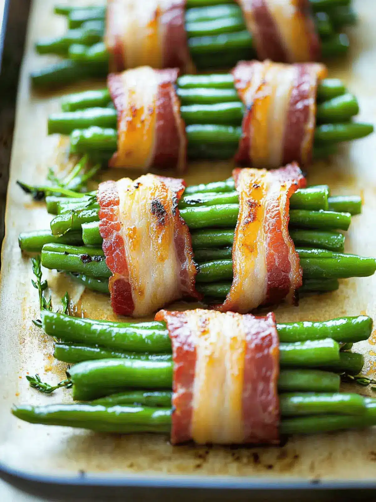 Savory Bacon Green Bean Bundles for a Flavorful Twist 2 Bacon Green Bean Bundles