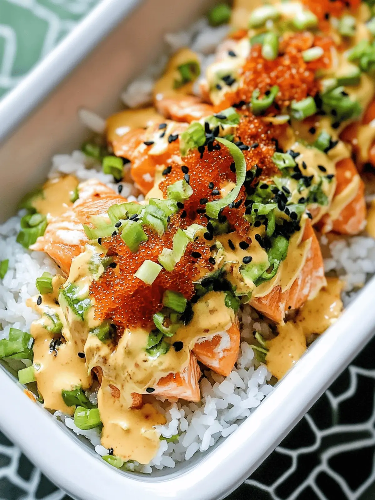 Teriyaki Salmon Sushi Bake for Two - Date Night Delight! 3 Teriyaki Salmon Sushi Bake for Two